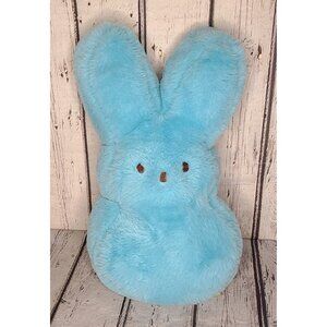 12" Peeps Heatable Blue Bunny Rabbit Plush Fluffy Stuffed Animal Microwavable